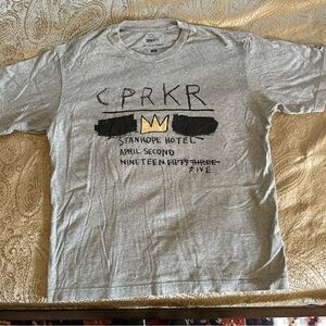 Jean-Michel Basquiat gray t-shirt